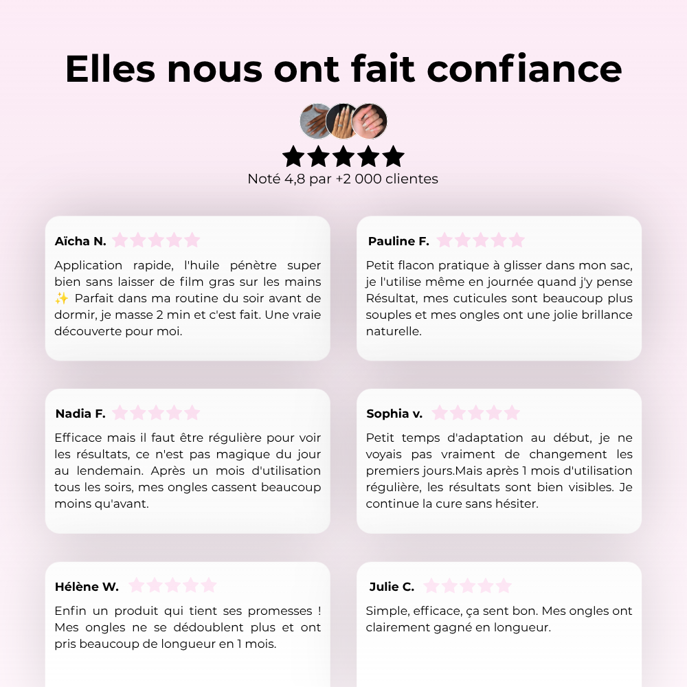 L'huile pousse anti-casse - Novanails