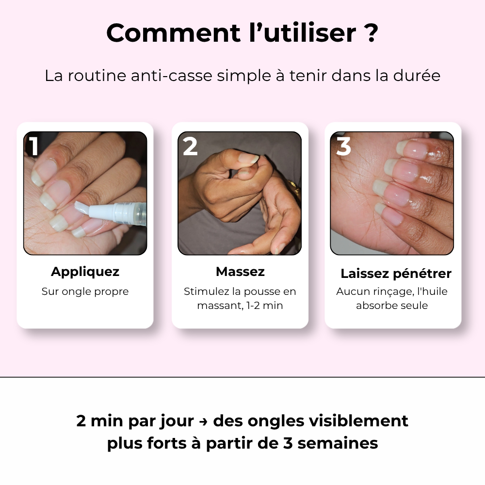 L'huile pousse anti-casse - Novanails